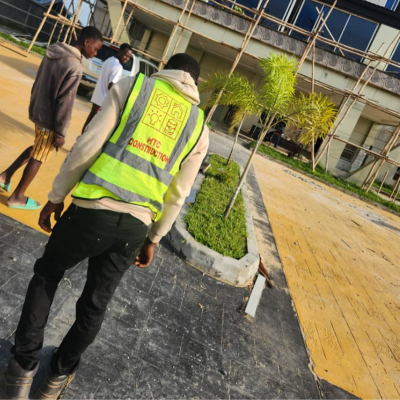 MTC Technical engineers reviewing plans on site